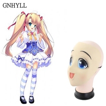Anime Latex Mask Anime COS Barbie Doll Prom Crossdressing Props Japanese Cute Cosplay Mask