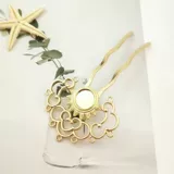 Металлические аксессуары, волнистая китайская шпилька ручной работы, ханьфу, аксессуар для волос