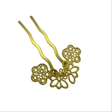 Металлические аксессуары, волнистая китайская шпилька ручной работы, ханьфу, аксессуар для волос