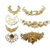 Металлические аксессуары ручной работы, ханьфу, аксессуар для волос, DIY