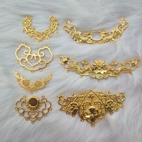 Металлические аксессуары ручной работы, ханьфу, аксессуар для волос