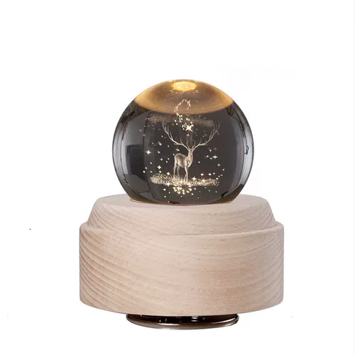 Крутящаяся музыкальная шкатулка, подарок на день рождения