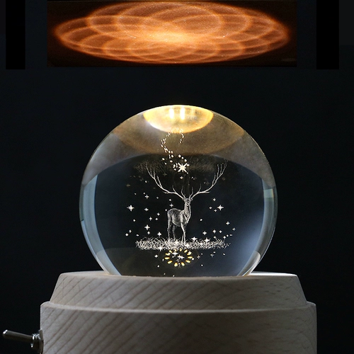 Крутящаяся музыкальная шкатулка, подарок на день рождения