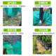 Gardening Ground Cover Fabric, Weed Barrier, Breathable, Water-Permeable, Weed-Proof Fabric for Courtyard, Garden, Pebble Paving, Gravel Garden
