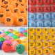 Colorful Blank Ball Wordless Ball 4cm Seamless Orange Table Tennis Bag Seamless Frosted 50 Pieces 100 Pieces