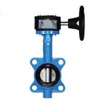 Original Watts Watts W-W1124-G (B) ductile iron worm gear clamp center line butterfly valve DN50-300 PN25