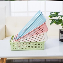 Plastic Toy Desktop Containing Basket Toddler Park Corner Material Set of Rectangular Snacks Stationery storage box