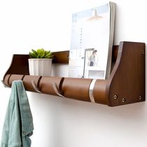 Creative hanger Wall Wall clothes adhesive hook porch shelf living room wall storage coat hook hook