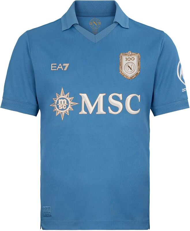Serie a Ea7 Napoli 26/27 Home Player Edition 100Th Anniversary Jersey See Description