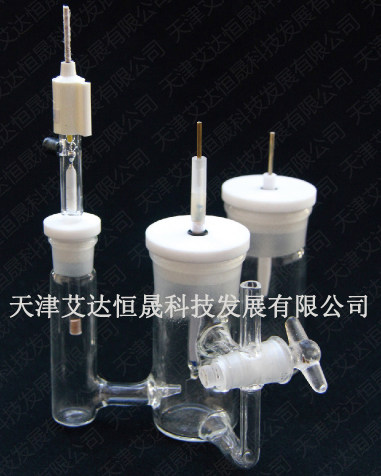 T 天津艾达恒晟 三口H型电解池 CH2003-T 带三通 原厂直接发货