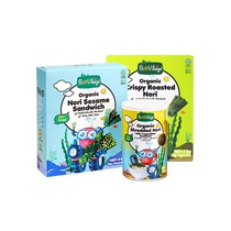 Biochi organic shredded seaweed bibimbap childrens sandwich seaweed slice snack ready-to-eat baby food supplement seasoning