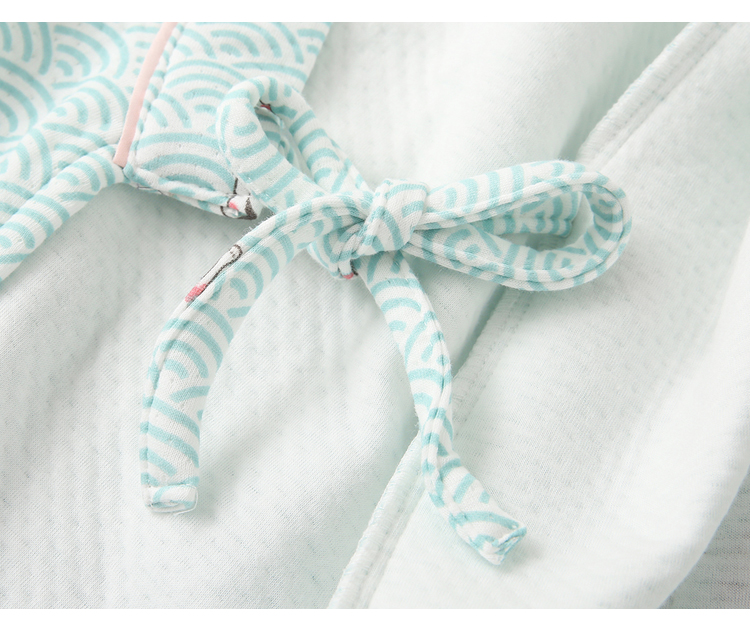 Mùa thu và mùa đông Nhật Bản cotton ấm áp cotton áo ngủ cotton cotton áo ngủ nữ phong cách Nhật Bản và áo choàng tắm tại nhà áo ngủ nam