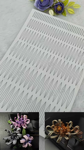 Ji yan c запутанная шаблон бумаги для бумаги цветов -рисунки картонных рисунков 350GA4 Белая карта бумага ручной работы ручной работы оригинальный дизайн