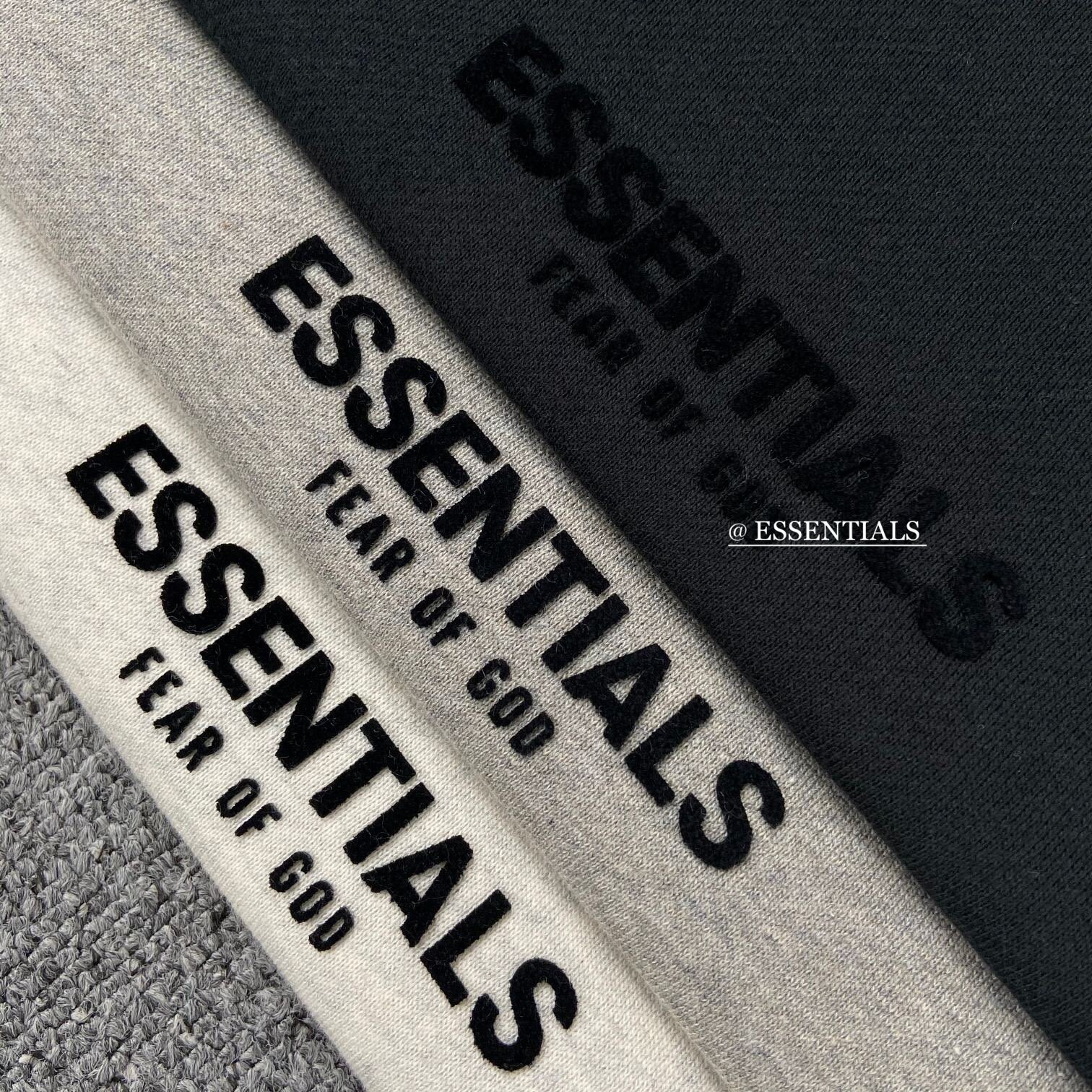Проходить тестовая версия ESSENTIALS флокирование письмо плотный хлопок T FOG MIKI прилив бренд свободный случайный толстовки мужской и женщины 