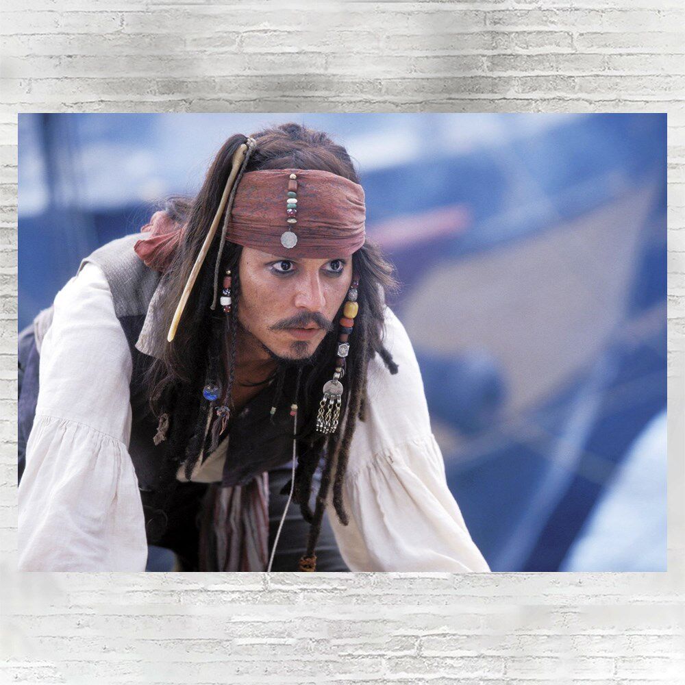 Depp Johnny Depp Caribbean Pirate Poster High Definition Photographic Paper Decoration Painting a2a09c05