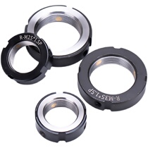 R-type radial precision locking nut locking nut numerical control machine tool bar screw rod bearing stop and anti-loose round screw cap