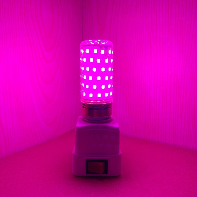 Led plug-in electric small night light bedroom living room Living room Purple Pink Fumble Tone of light Net Red Tonic Light Lamp ATMOSPHERE LIGHT Mood Lights