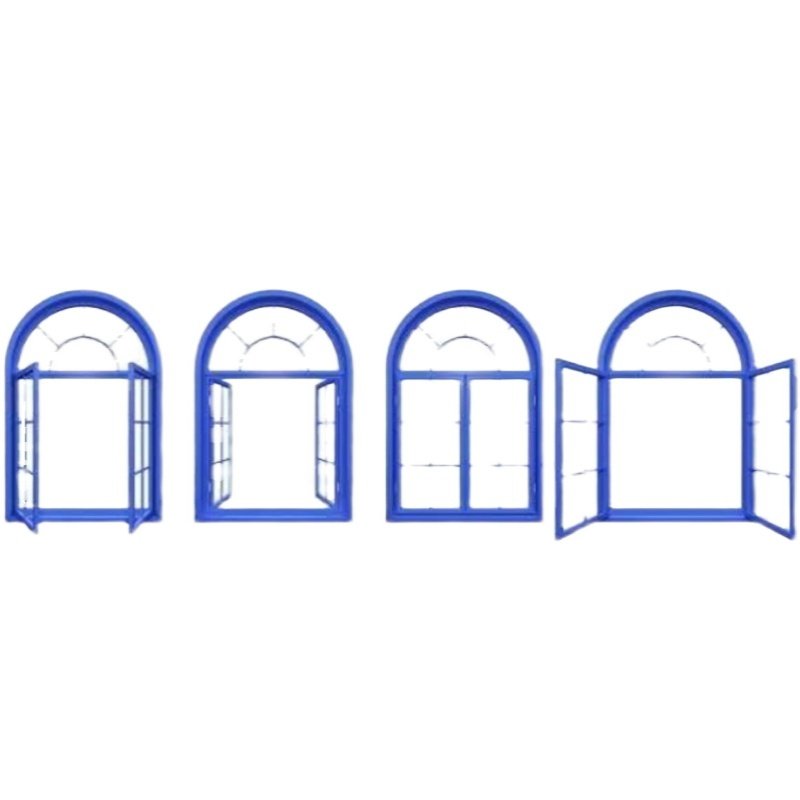 [USD 136.52] Customized arch windows, solid wood windows, interior ...