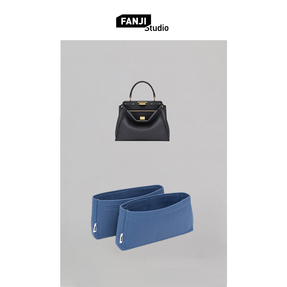 Suitable for Fendi Fendi Peekaboo series wool felt inner bag FANJI custom storage inner bag