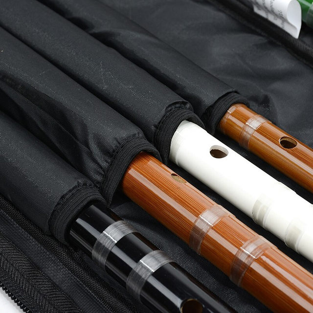 ຖົງປ່ຽງໄມ້ໄຜ່ 75/90CM thickened shoulder flute bag flute bag 7 pieces flute bag Oxford water repellent