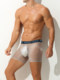 Men's sports underwear anti-wear crotch lengthened summer ice silk long flat-angle breathable running large size four-corner anti-wear legs