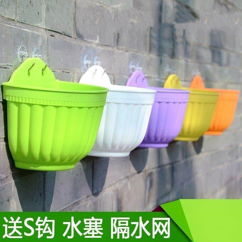 Inscription hot sell external flower pot hanging wall hanging wall decoration bedroom creative wall balcony gold Ge wall-to-wall brief