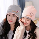 Летняя послеродовая шапка для беременных для молодой матери, осенний тонкий хлопковый платок, ветрозащитная повязка на голову