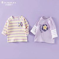 Сиреневый, в цветочек