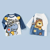 Большой динозавр [Молан] + маленький лев в детской сумке [Молан] [выбирают 80% матерей]