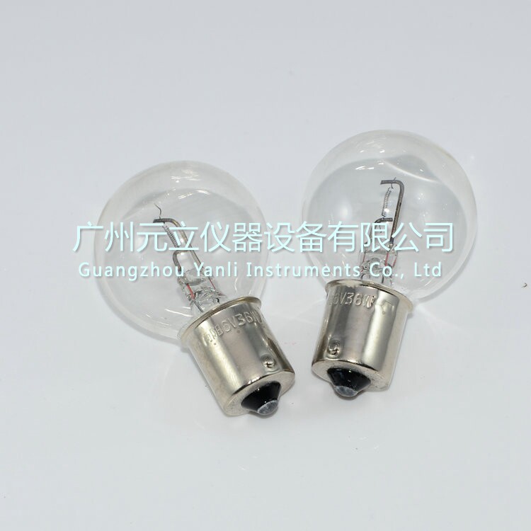 To Yang Card Paper Machine Bulb 6V36W BA15S Bayonet Single Contact Point Spherical Round Bubble Vertical Wire