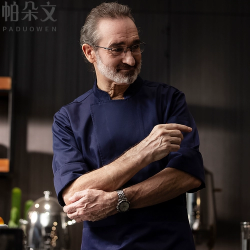 Ресторан Restaurant Western Food Chef Work Clote Seven -точка рукава ресторан ресторан Отель Back Кухня выпечка кухня кухонная рукав кухня кухонная рукав