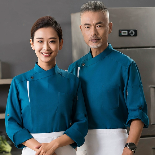 Шеф-повар отеля рабочую одежду мужская длинные рукава высококачественных западных ресторанов кухня кухня одежда для выпечки кухни для кухни короткие рукава женщины