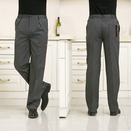 Мужские рабочие черные износостойкие штаны для работы, свободный крой