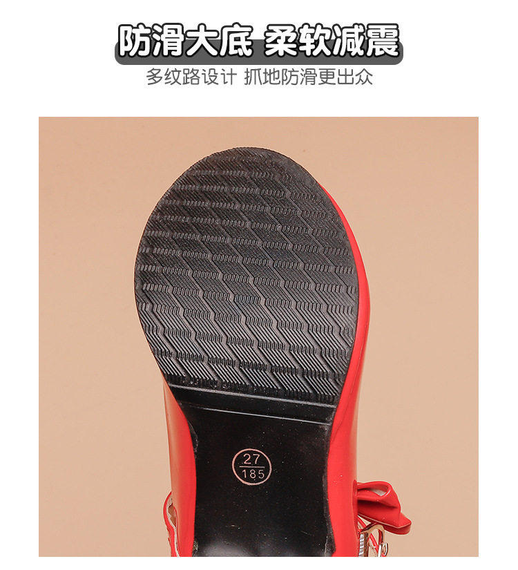 女童公主小皮鞋软底儿童2026新款女宝精致高端女宝配礼服漂亮秋季 — 9
