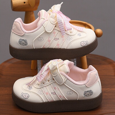 British Kidsren's Canvas Shoes for Girls 2026 New Soft-Soled Casual Versatile Sports Sneakers Autum Style Single Shoes for Girls — 1