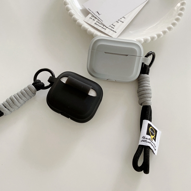 With hand ropes apply Apple airpodspro2 protective sleeve one-piece airpods3 Bluetooth headphone second generation protection shell pro triple aripods silicone integrated airpo