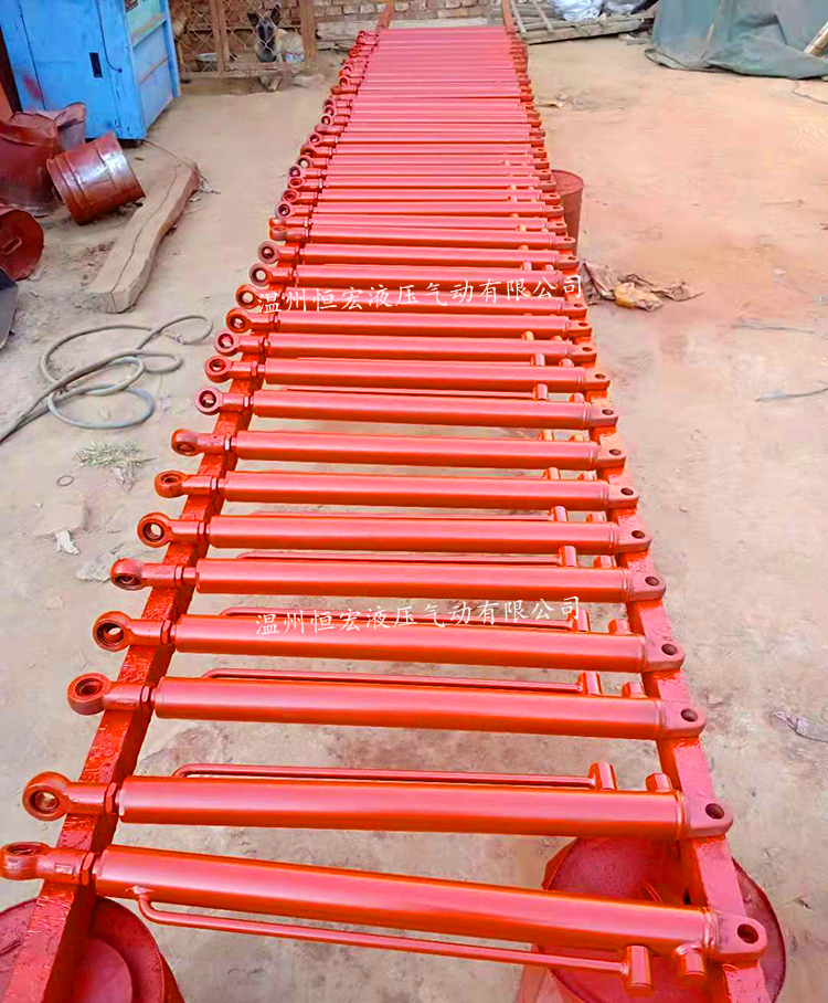 2 tons hydraulic cylinder 40 cylinder hydraulic cylinder double cylinder excavator forklift turns plough oil roof supporting pump station