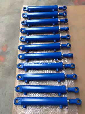 8 tons hydraulic cylinder 80 bore hydraulic cylinder two-way cylinder strange hand Crane flip plow oil top distribution hydraulic station