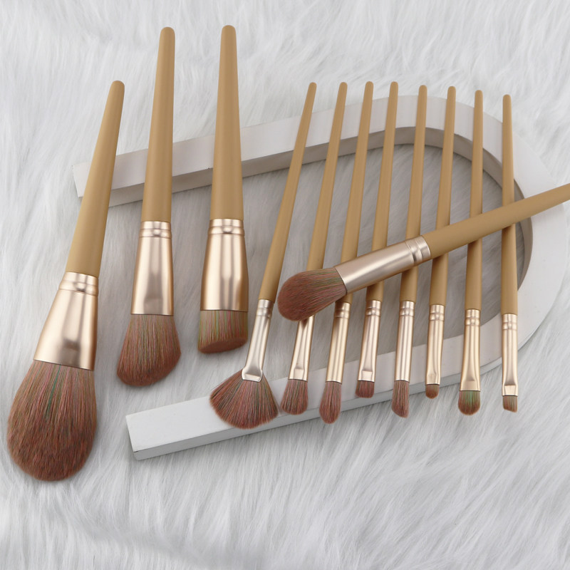 12 logs Cangzhou animal hair makeup brush set student affordable ultra-soft loose powder brush concealer brush eye shadow brush