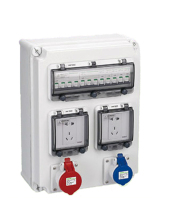  Industrial combination socket box Waterproof electrical box Industrial plug socket supporting maintenance Power box Control charging pile