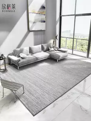 Carpet living room coffee table blanket Nordic modern minimalist European household carpet bedroom ins Wind bedside floor mat Gray