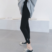 Pregnant women pants leggings summer thin outside thread cotton ankle-length pants spring and autumn small feet women Autumn