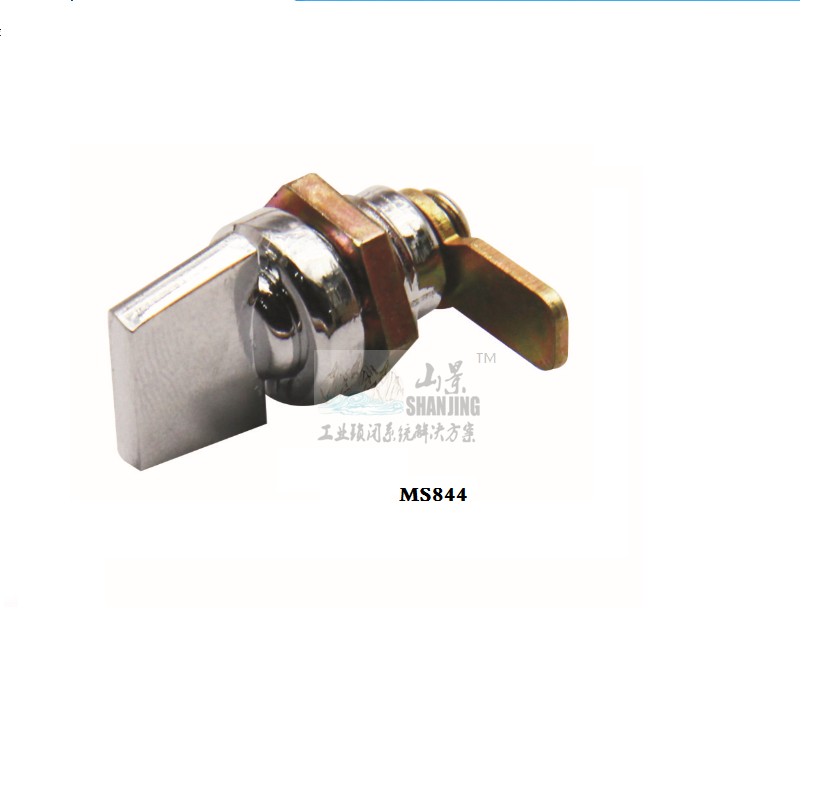 MS844 special type of turning tongue lock electric case cabinet cylindrical lock small number round lock without key raw light box lock