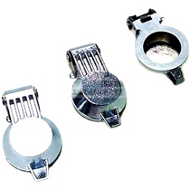 Automatic rebound waterproof cover DP001-1 zinc alloy dustproof small round lock suitable for engineering vehicle mechanical equipment