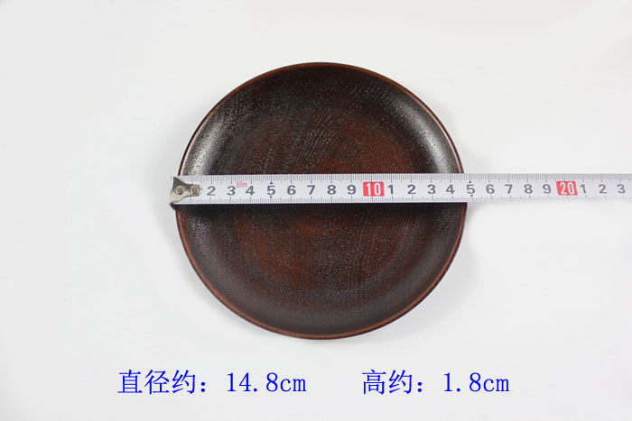 Đĩa gỗ tấm nhỏ xương đĩa nhỏ món ăn đĩa vuông món ăn tròn món ăn - Tấm gia dụng gỗ