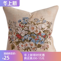 European American bedside pillow Nordic sofa cushion modern simple car office pillow nap waist pillow