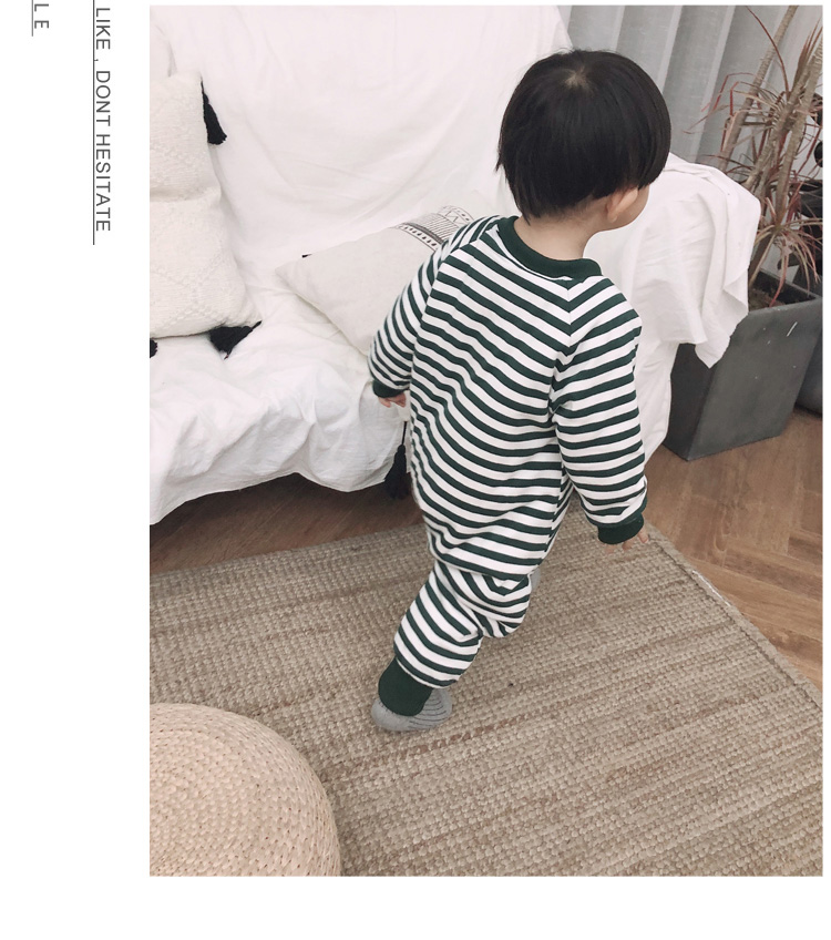 Quần áo trẻ em cộng với nhung Xiêm dịch vụ tại nhà dày quần áo mùa đông bé trai và bé gái mặc đồ ngủ ấm áp túi ngủ dài tay bộ trẻ em phim hoạt hình