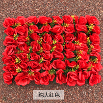 Wedding props row flower arches silk flower wall background decoration silk flower fabric simulation silk flower wedding decoration supplies