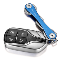 NewBring Creative key holder Male Mini Mute Car Keychain Multi-function metal small key clip buckle