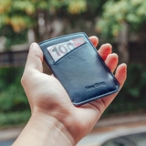 NewBring Мужской кожаный картхолдер, чехол для водительских прав, маленький бумажник, сумка через плечо, из натуральной кожи